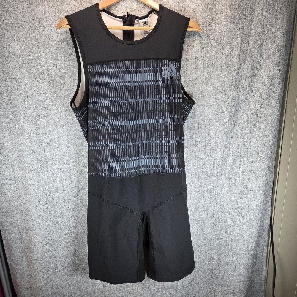 Adidas Men's Crazy PowerSuit XL Weightlifting Singlet Black DJ2998 NEW